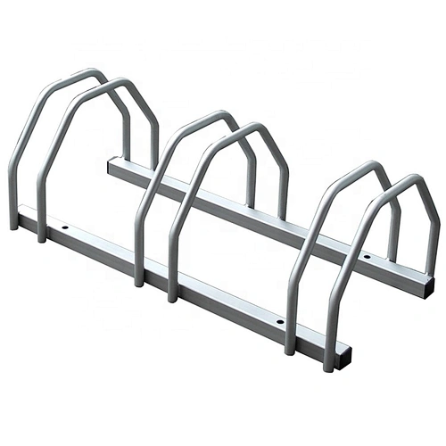 Custom Cheap Public Used Metal 3 Places Bike Parking Rack Steel Bicycle Rack