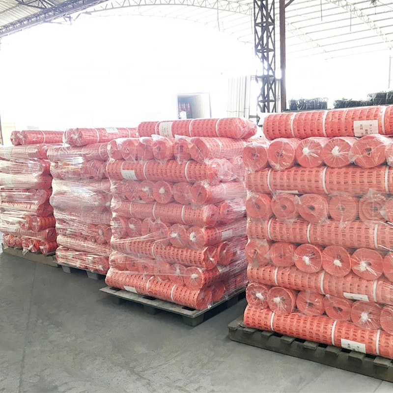 1*50m Portable PE Orange Plastic Warning Mesh Fencing Safety Barrier for Construction