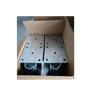 Customized Hot Dip Galvanized Sign Post Base For 60mm Post Steel Pipe Base