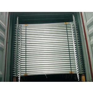 Portable Road Work Pre-galvanized Crowd Control Barrier With Bridge Feet Safety Traffic Barrier