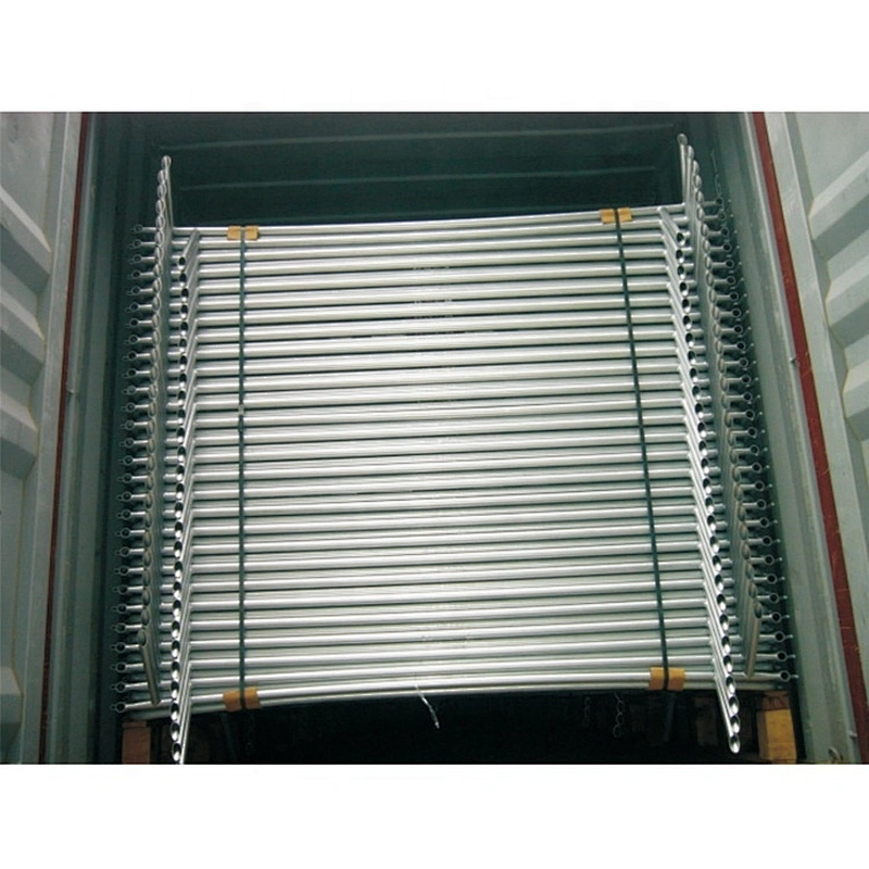 Portable Road Work Pre-galvanized Crowd Control Barrier With Bridge Feet Safety Traffic Barrier