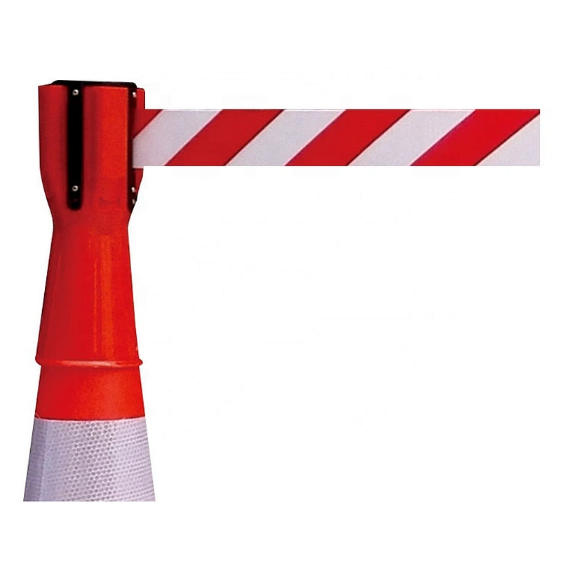 3 Meters Length Plastic Retractable Belt Tape Traffic Cone Connector Topper