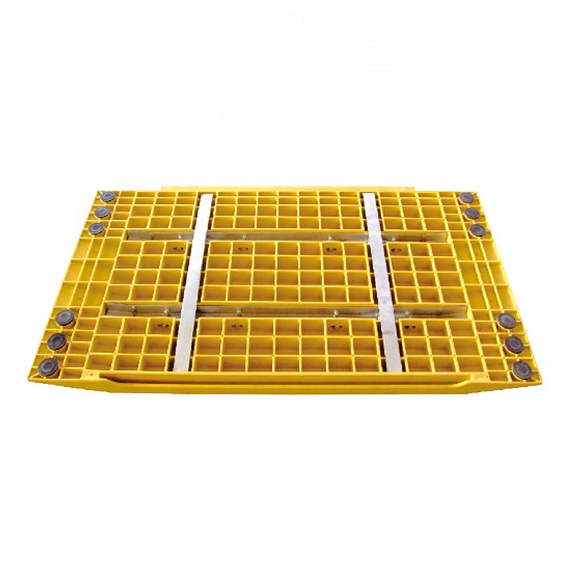 Heavy Duty Plastic Traffic Trench Cover With Steel Retainer Road Safety Trench Cover