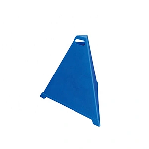 Factory Directly Safety 600mm PE Blue Pyramid Cone Safety Cone