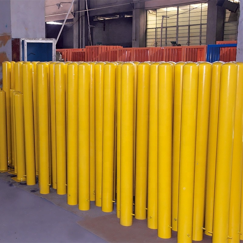 1400 Height Heavy Duty Galvanized Steel Impact Protection Parking Bollard for Post Zinc