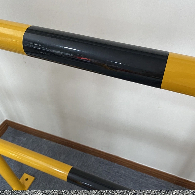 Hot Sales Yellow Surface Mounted Crash Protection Fixed Steel Bollard for traffic safety
