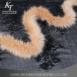 Kavatar New Design Wholesale Feather Tassel Fringe Trim