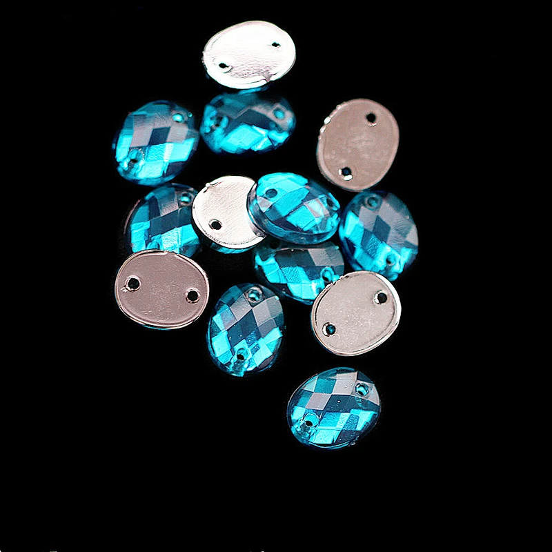 AAA level Crystal Waterdrop Flatback Mixed Full AB Colors Sew on Rhinestone Manufacturer for Clothing