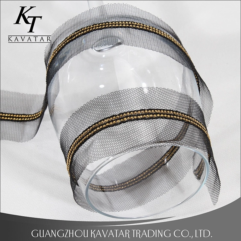 Wholesale Fashionable Handmade Decorative Beaded Lace Trim For Wedding Dress