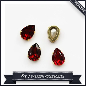 wholesale lead free fancy glass beads for garment accessories