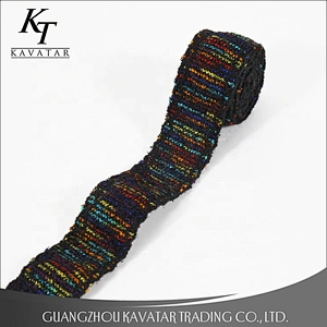 Wholesale 3cm bright-colored woven tape,custom herringbone ribbon trims