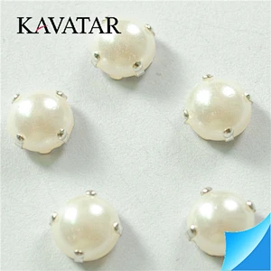 Fashion rhinestone beads for garment accessories/rhinestone pearl button