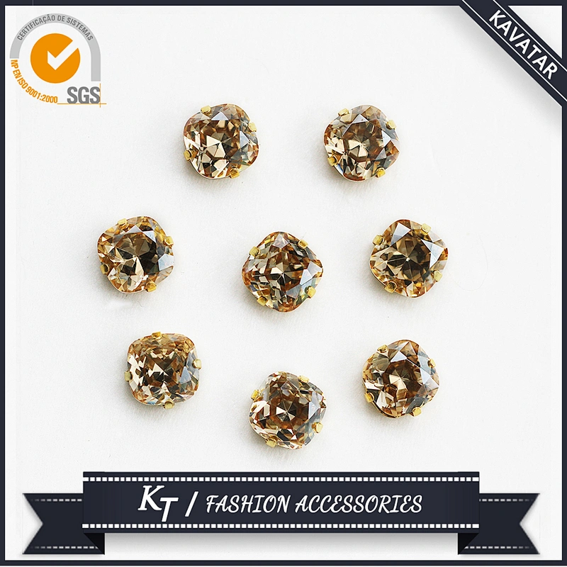 Fancy crystal fancy strass in setting for jewelry
