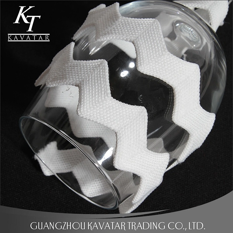 Wholesale polyester decorative wave lace trim for garment accessories