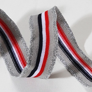 Fashionable Rib Trim Lace with Tassels for Garments and Decoration