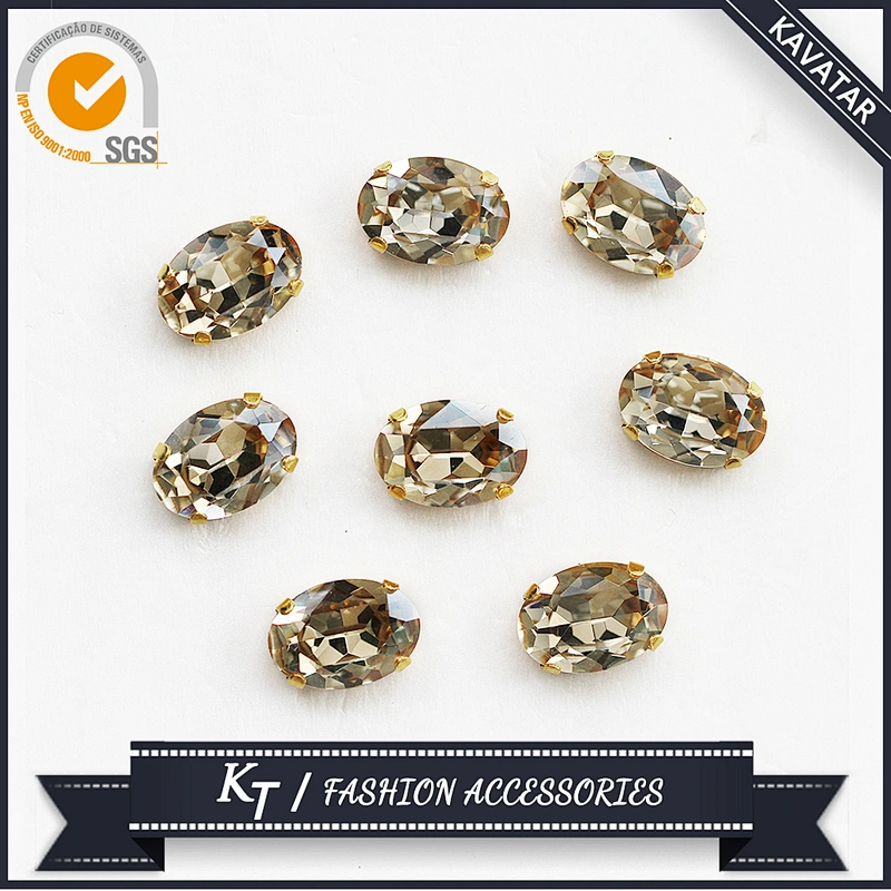 K9 quality shinning champagne crystal rhinestone for jewelry making