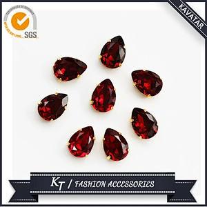 wholesale lead free fancy glass beads for garment accessories