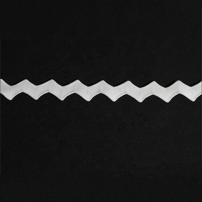 Wholesale polyester decorative wave lace trim for garment accessories