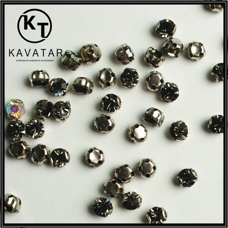 Bling diamond shape crystal rhinestones with metal claw
