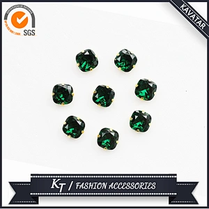 Fancy crystal fancy strass in setting for jewelry
