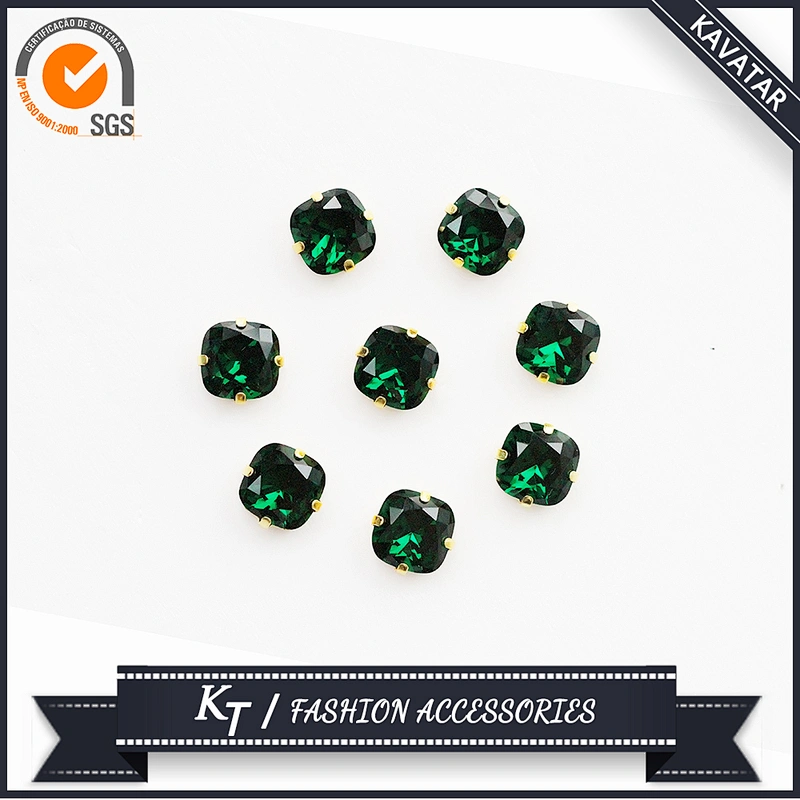 Fancy crystal fancy strass in setting for jewelry