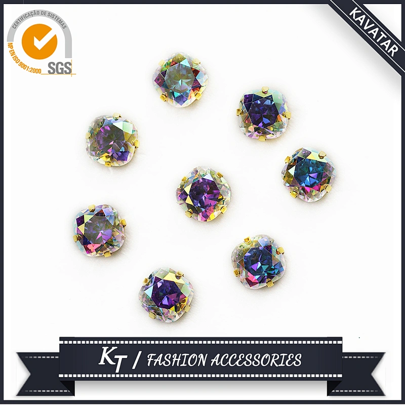 Fancy crystal fancy strass in setting for jewelry