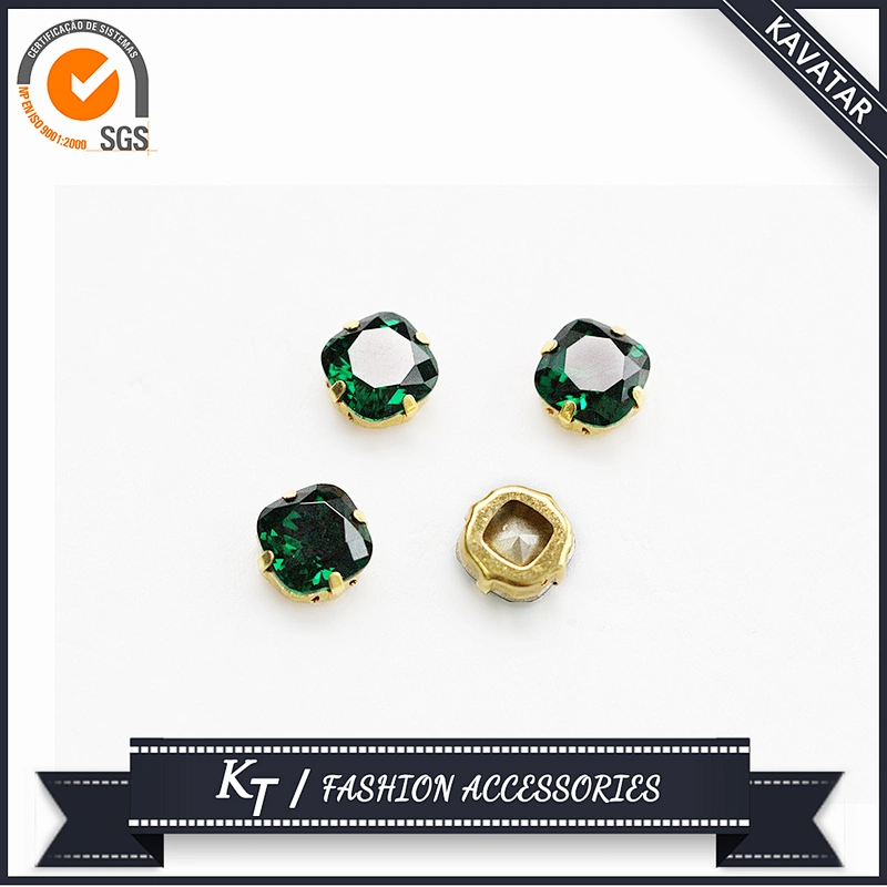 Fancy crystal fancy strass in setting for jewelry