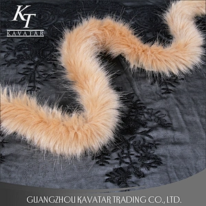 Hot sell chicken feather lace trimming for dress,garment decorative,etc