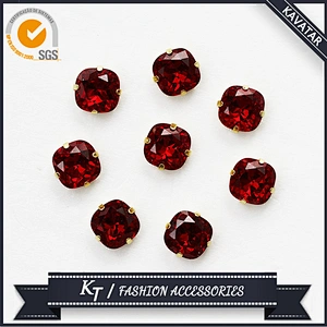 Fancy crystal fancy strass in setting for jewelry