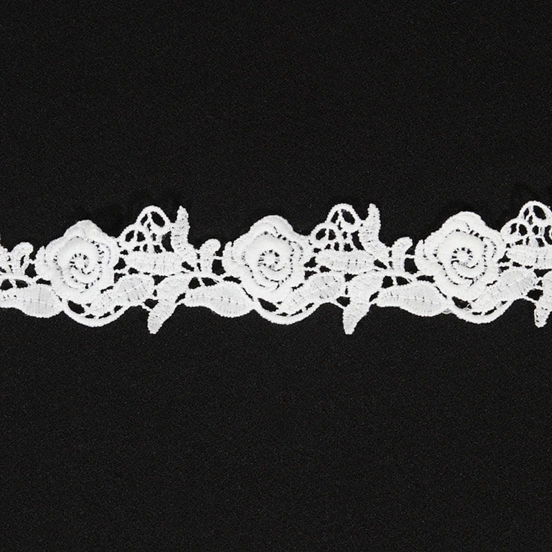 High Quality Rose Pattern Batternburg Lace Trim for Garments