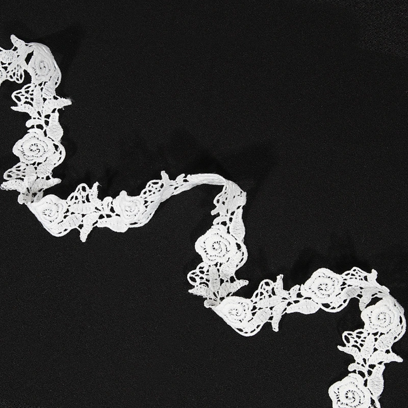High Quality Rose Pattern Batternburg Lace Trim for Garments