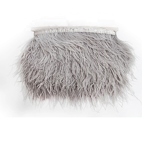 KAVATAR High quality ostrich feather decoration dress dress shoe hat ribbon feather decoration party trim craft