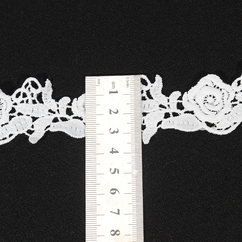 High Quality Rose Pattern Batternburg Lace Trim for Garments