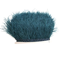 KAVATAR High quality ostrich feather decoration dress dress shoe hat ribbon feather decoration party trim craft