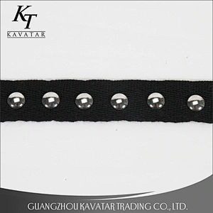 Beautiful design nylon beaded tape trim for clothes