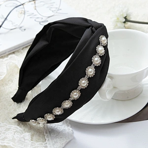 wholesale simple joker pearl hair hoop hair rhinestone hairband rhinestone fashion hair accessories headbands designer