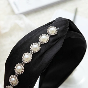 wholesale simple joker pearl hair hoop hair rhinestone hairband rhinestone fashion hair accessories headbands designer