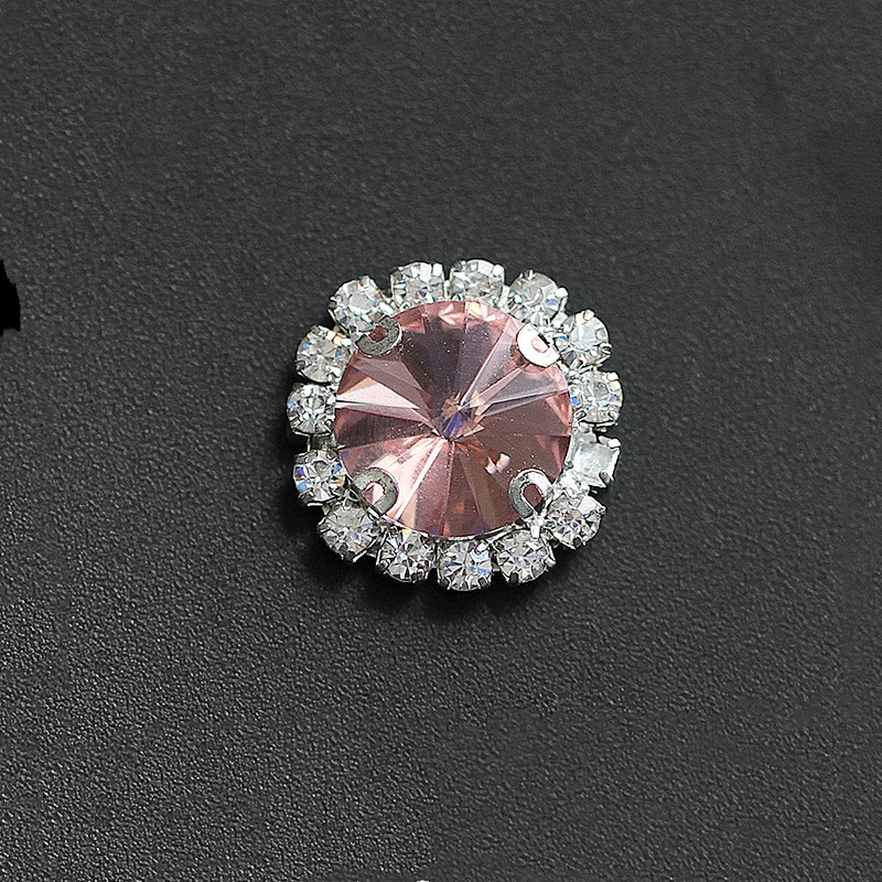 Magnetic Glass Acrylic Rhinestone Button for Upholster
