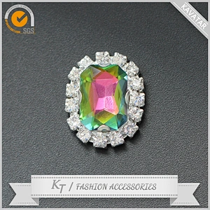 Hot sale flatback bulk for sale glass stones button no holes hight quality glass stones for garment accessories