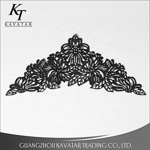 Laser technique leather material hot fix shimmering applique for fabric embellishment