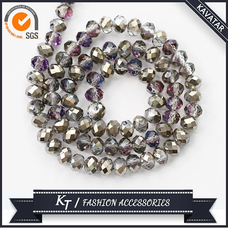 Wholesale crystal round rondelle bicone beads