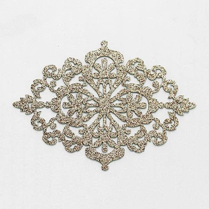 hot sell iron on Dokoh/glitter patch for Malaysia