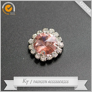 Magnetic Glass Acrylic Rhinestone Button for Upholster