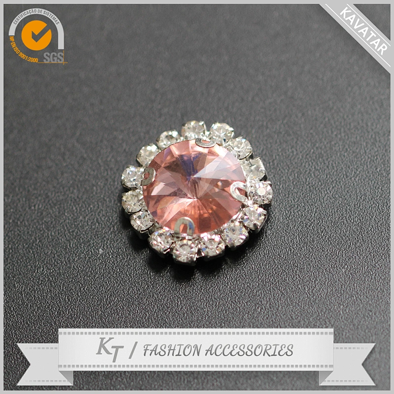 Magnetic Glass Acrylic Rhinestone Button for Upholster