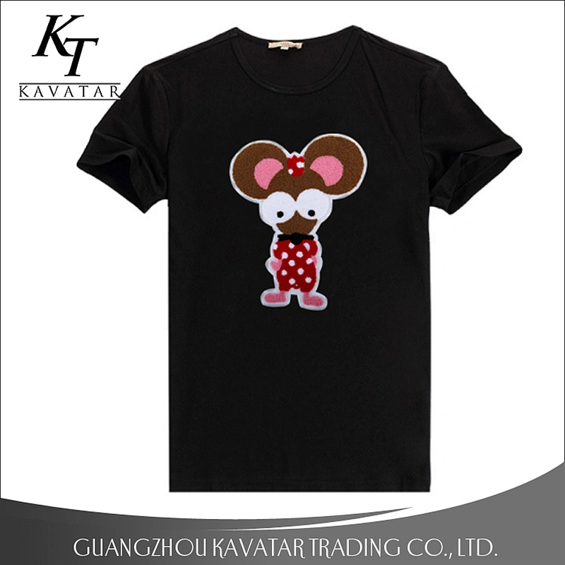 Fashion mouse patches embroidery designs for baby garment