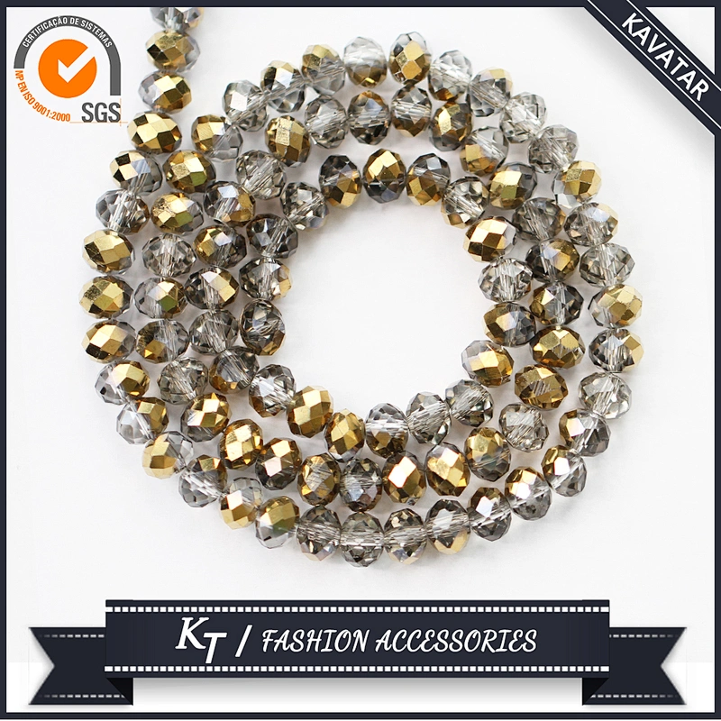 Wholesale crystal round rondelle bicone beads