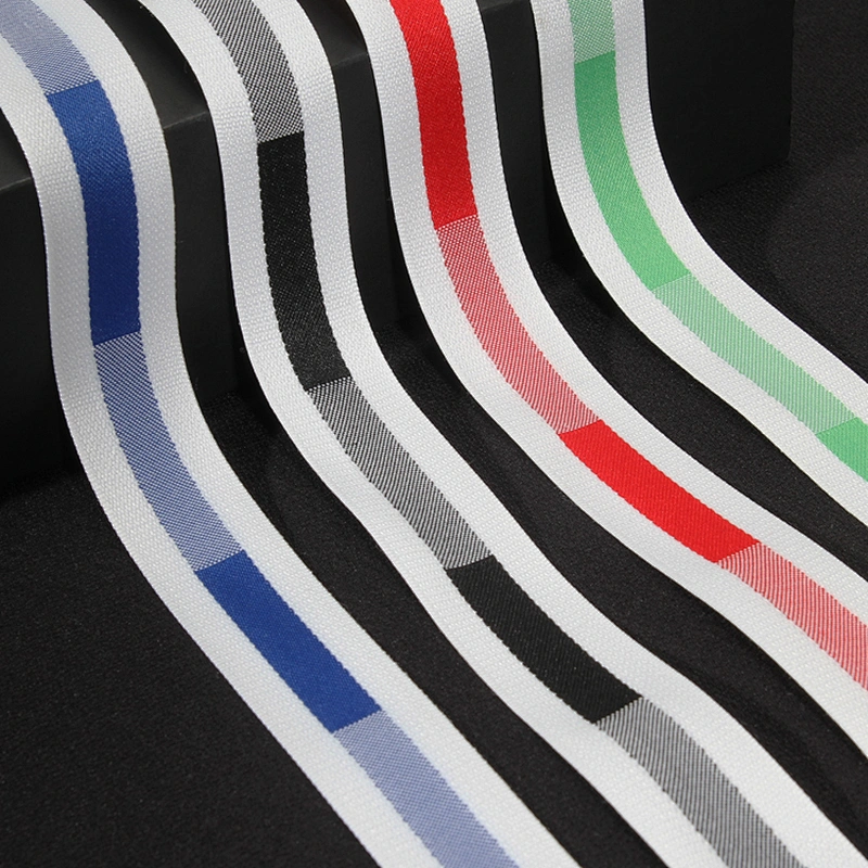 High Quality Printed Rib Ribbon Trim for Casual Suits and Clothes design