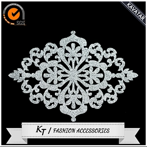 hot sell iron on Dokoh/glitter patch for Malaysia