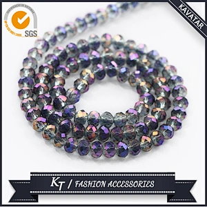 Wholesale crystal round rondelle bicone beads