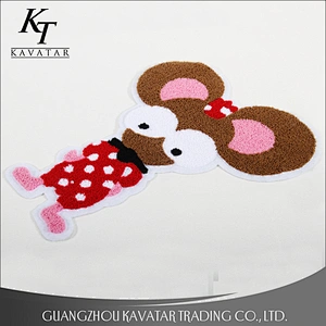 Fashion mouse patches embroidery designs for baby garment